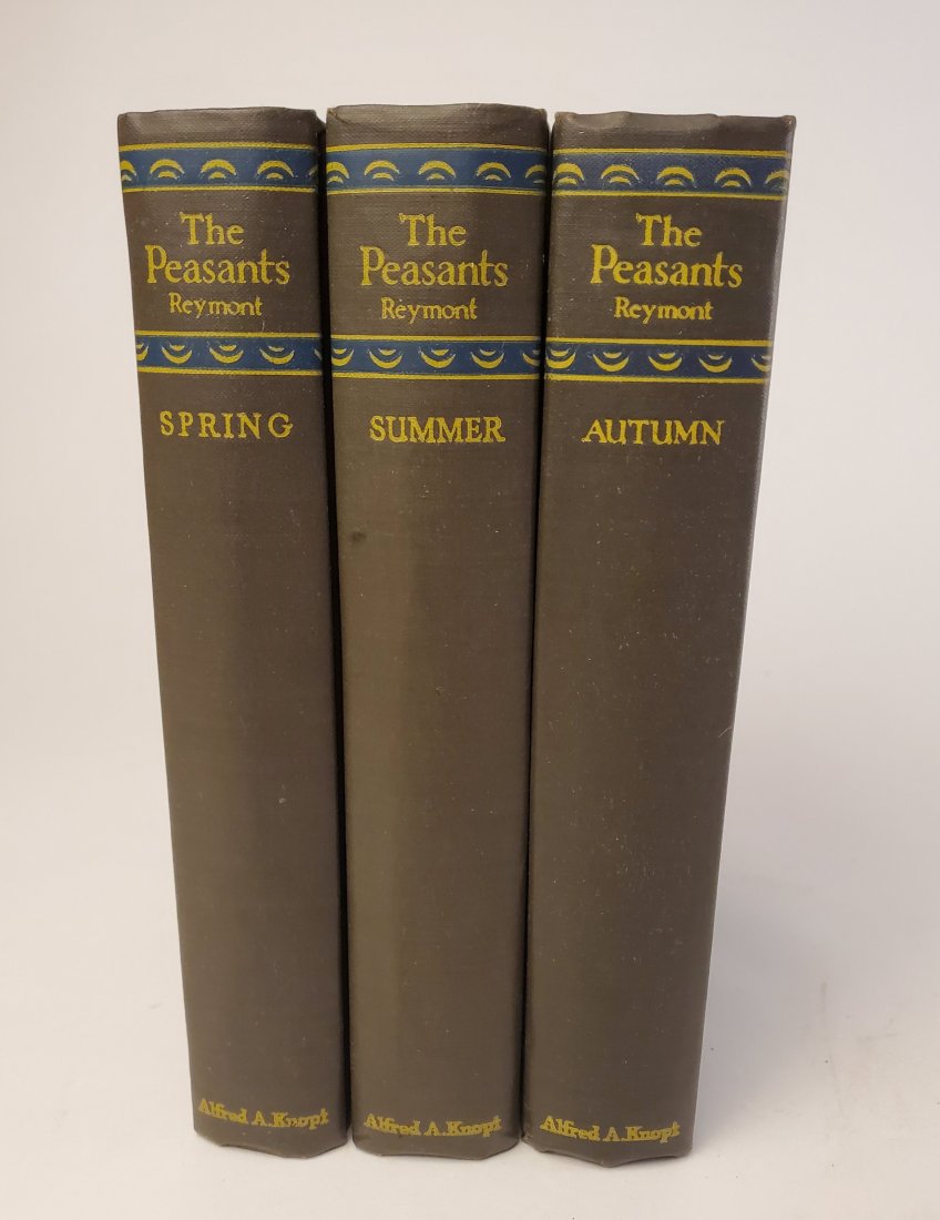 1924-1925 The Peasants Ladislas Reymont 3 vols (1 of 7)