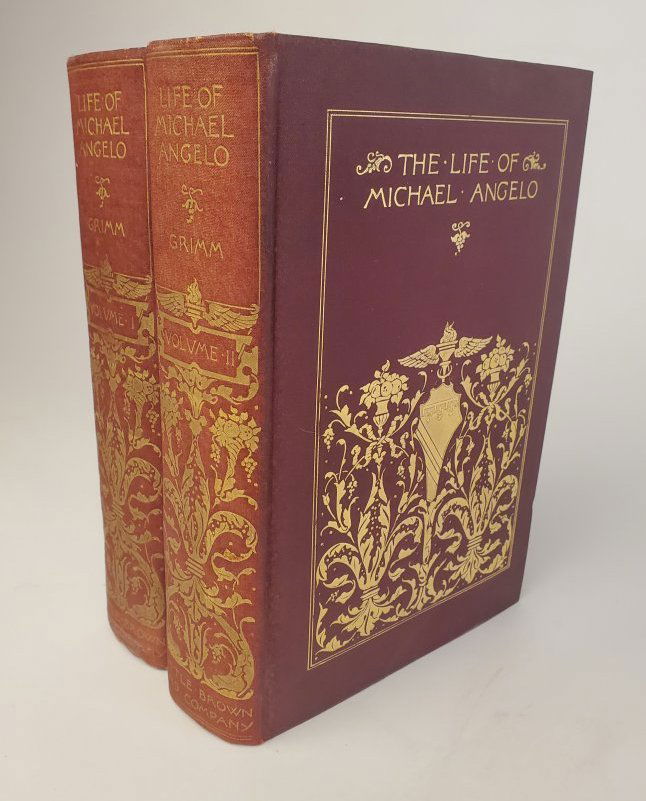 1900 Life of Michael Angelo by Herman Grimm (1 of 10)