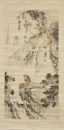 Monkeys - Qian Songyan (1898 &#8211; 1985)