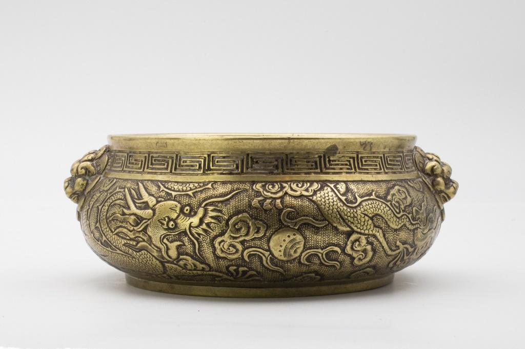 Carved Bronze Dragon Censer (1 of 8)
