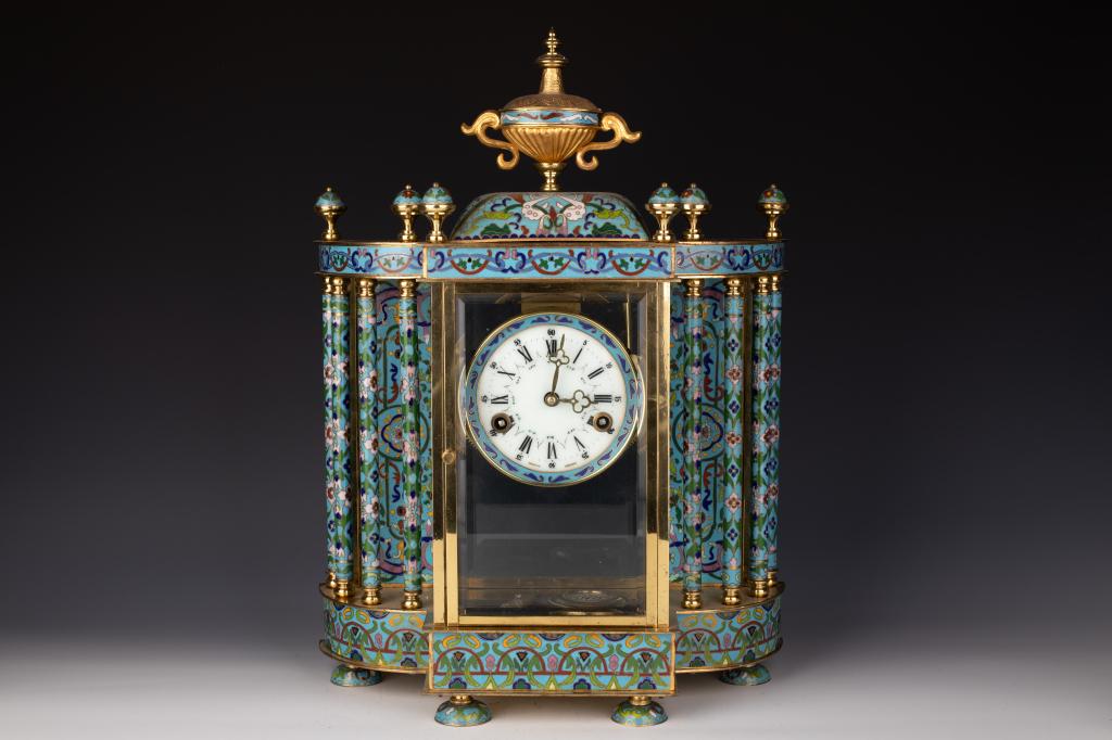 Six-Column Franc Clock Made in Germany, 20th Century (1 of 9)