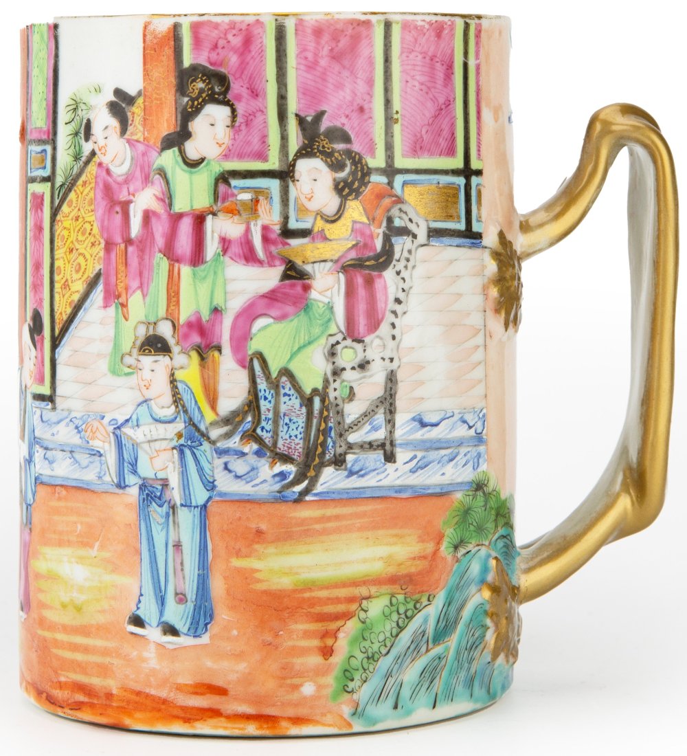 Chinese Export Famille Rose Canton Medallion Tankard, Late Qing Dynasty, Early 19th Century (1 of 7)