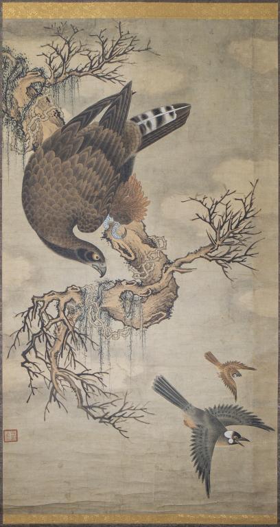 Eagle Hunting in Pines, 19th Century (1 of 4)