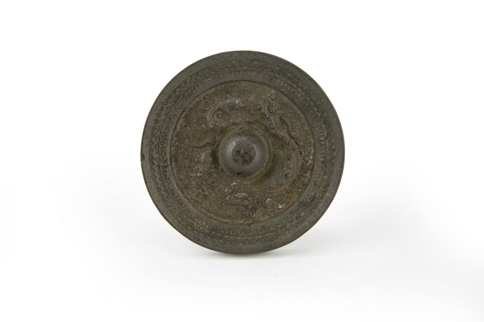 Bronze "Mythical Beast" Mirror, Song Dynasty or Later (1 of 6)