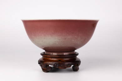 Copper Red Glaze Bowl, Qianlong Mark and Period, Qing Dynasty