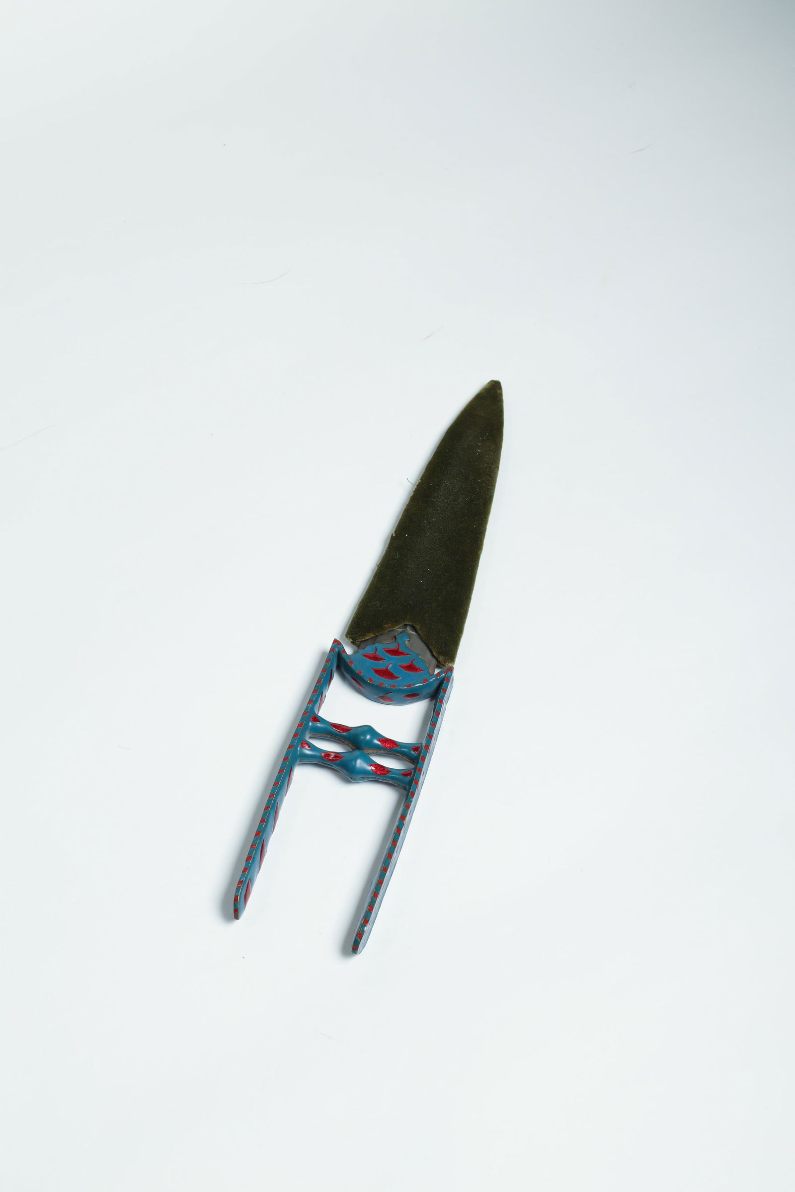Indian Katar Punch Dagger and Tulwar Sword with matching enamel, 19 th c. (1 of 11)
