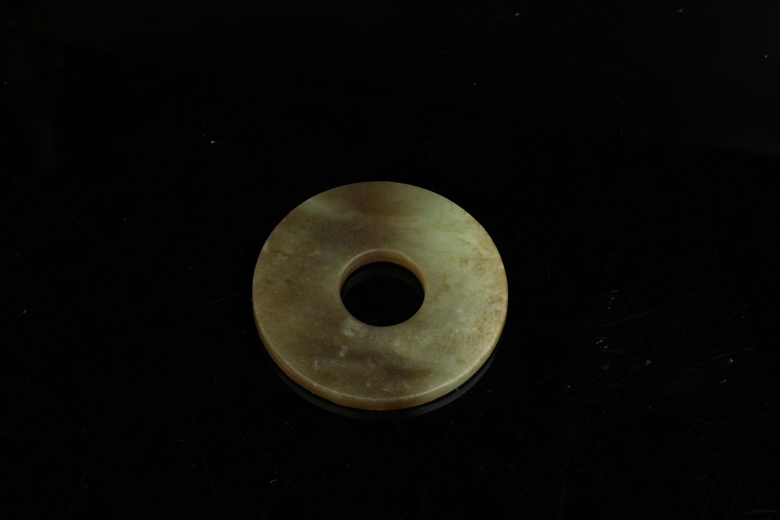 Archaic Jade pair (2) BI discs. Possibly Liangzhu culture. (1 of 9)