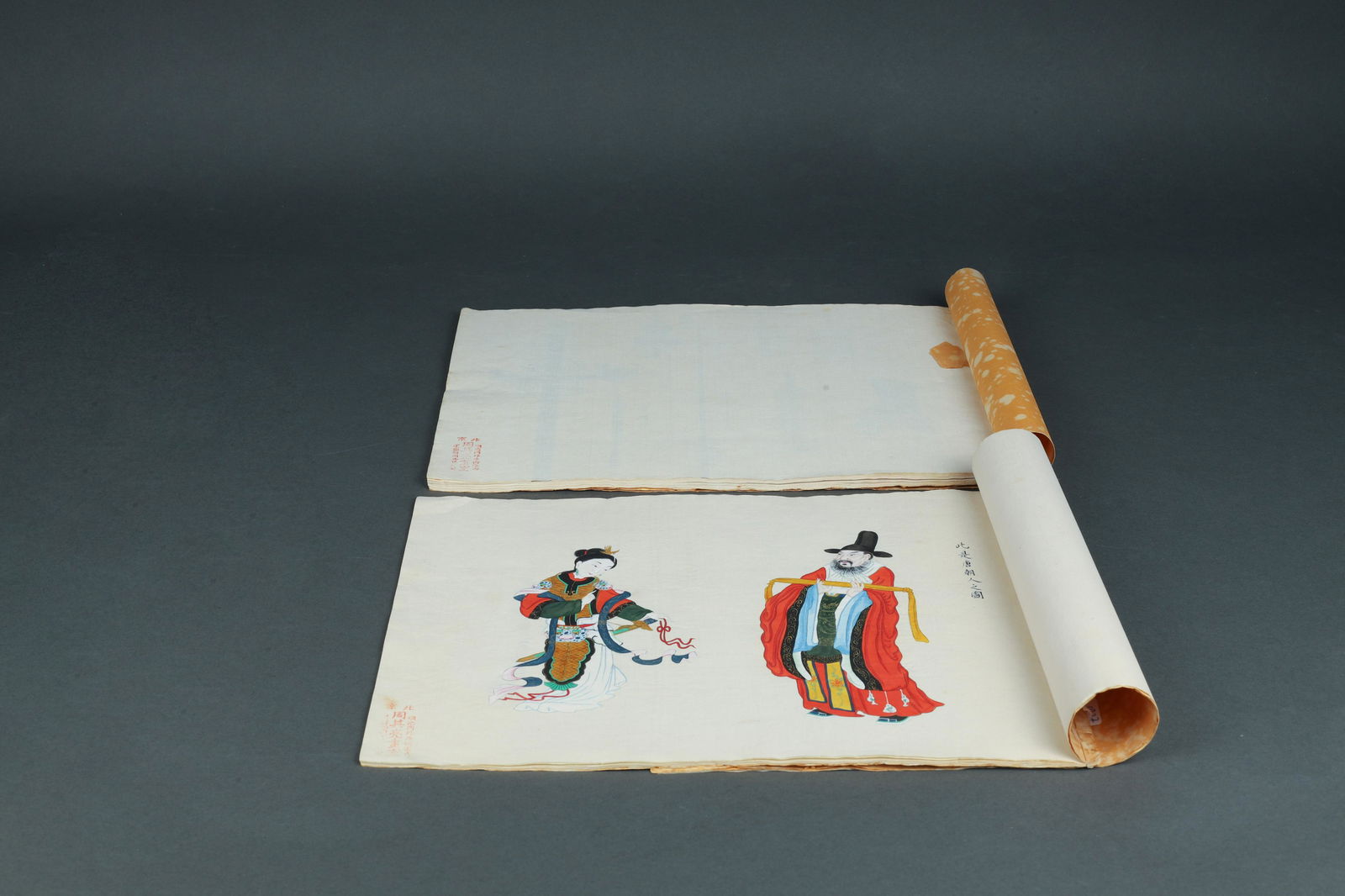 Two volumes of Beijing folk hand-drawn painitng books (1 of 6)