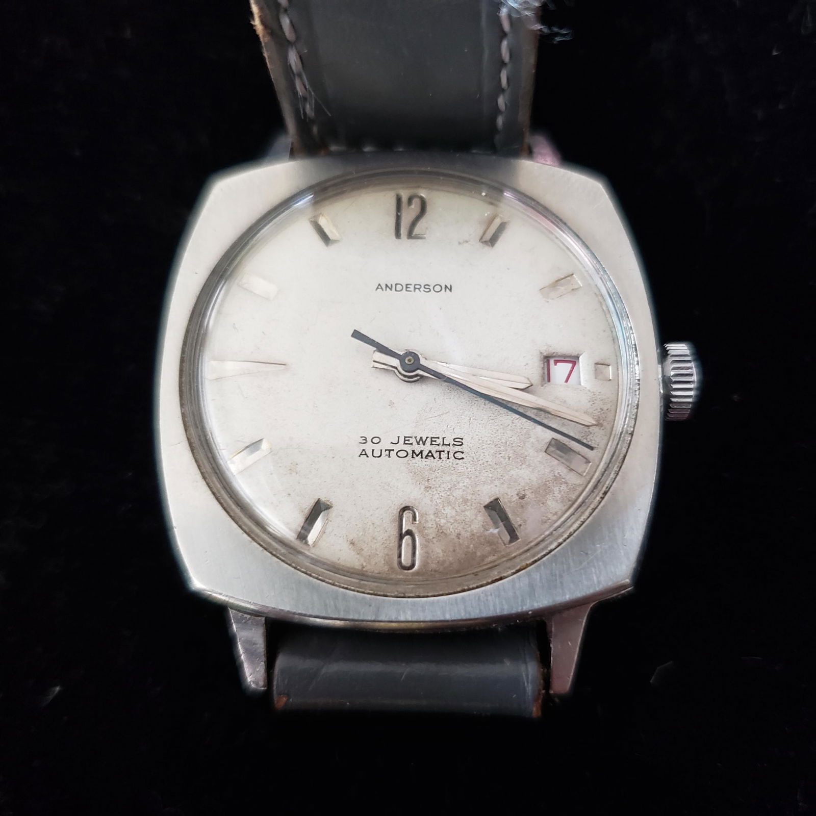 Vintage 30 J Anderson automatic men's wristwatch (1 of 3)