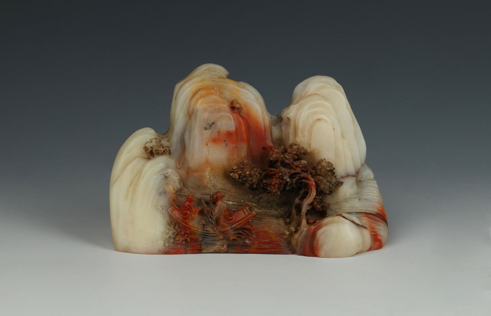 Inscribed Shoushan Stone Mountain Form Seal (1 of 5)