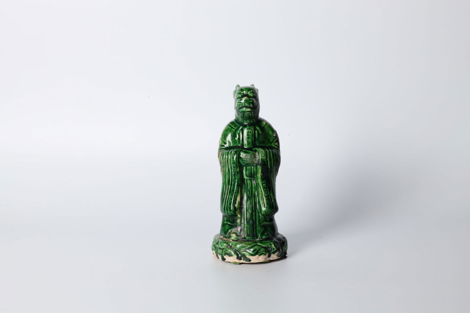 Green Glazed Dragon Head Statue,  Ming Dynasty or Earlier (1 of 7)