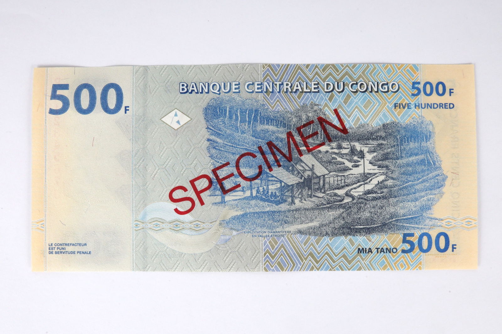Congolese Franc Specimen Notes - 11