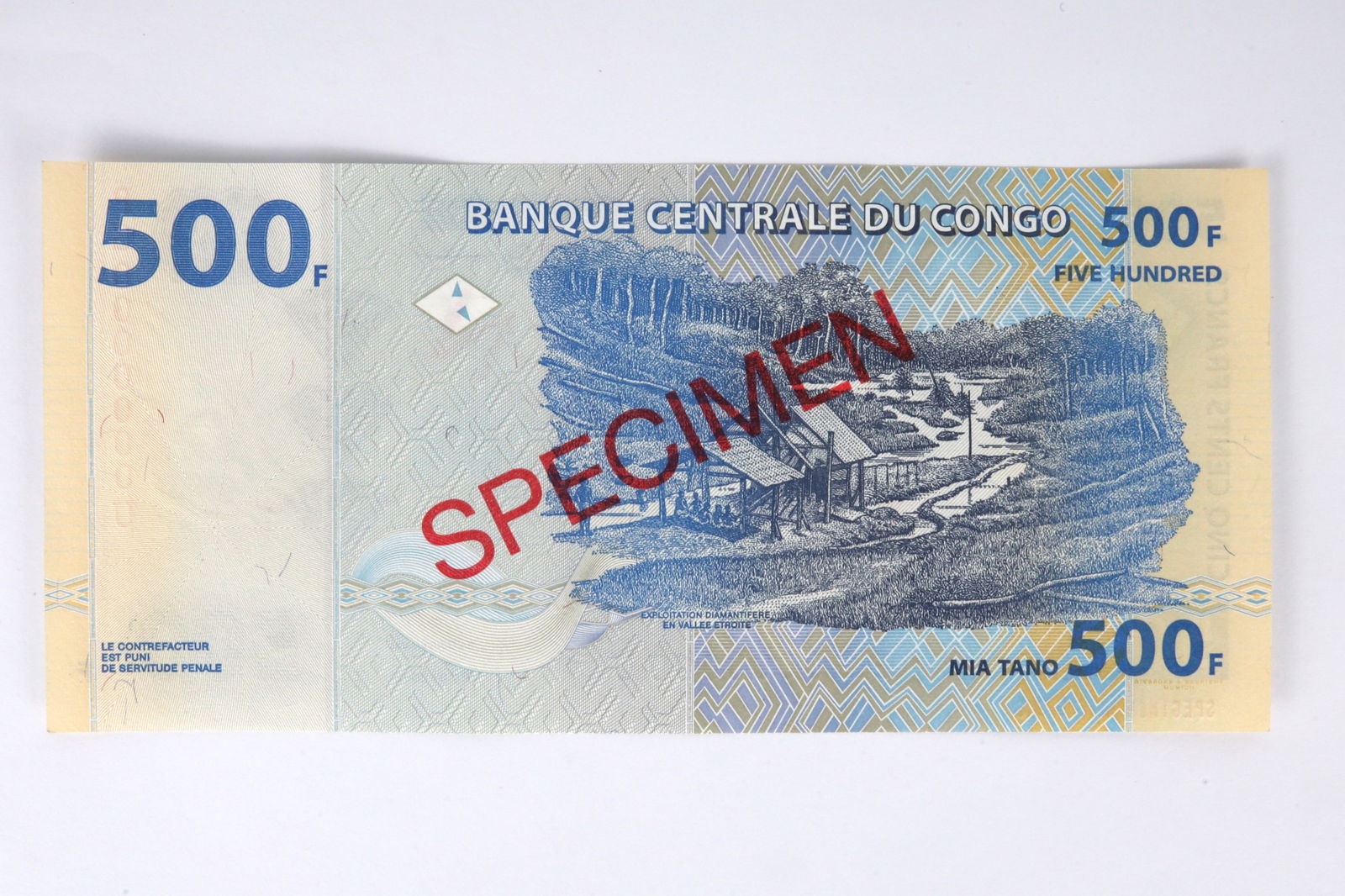 Congolese Franc Specimen Notes - 13