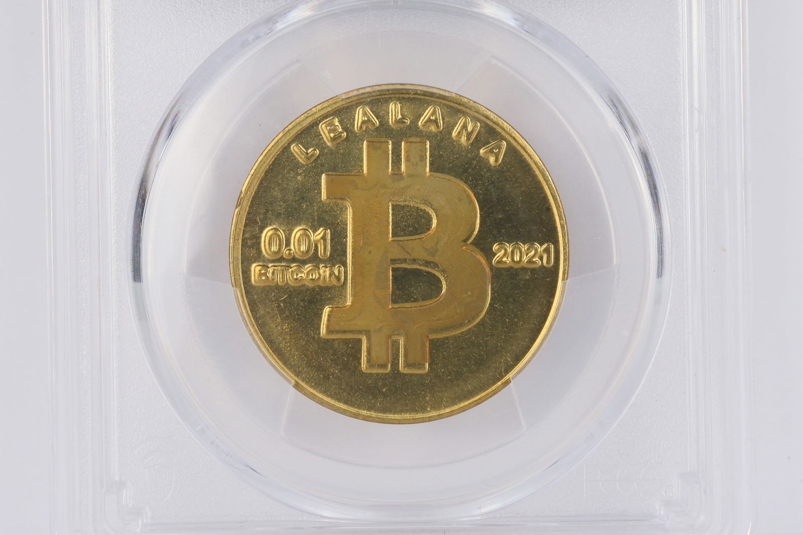 PCGS 2021 0.01 Bitcoin MS67 - 3
