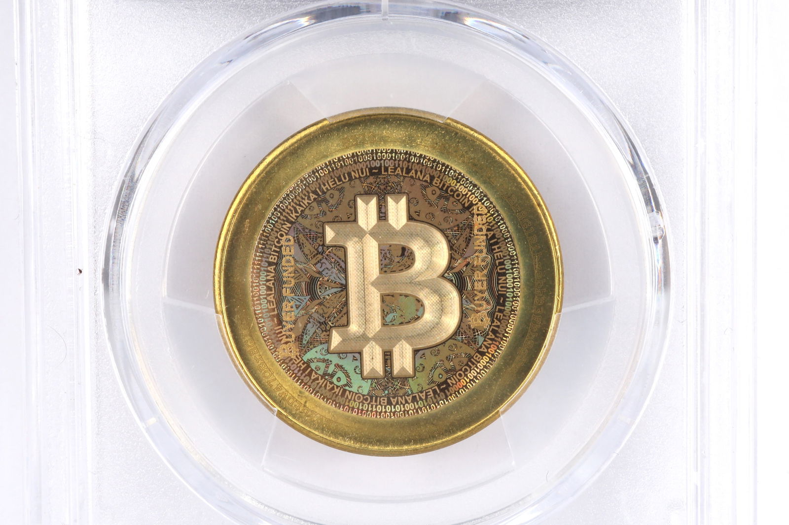 PCGS 2021 0.01 Bitcoin MS67 - 4