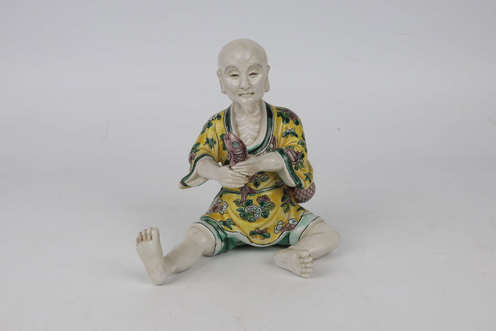 Sancai Glazed Fisherman Figure China 19th Century (1 of 3)