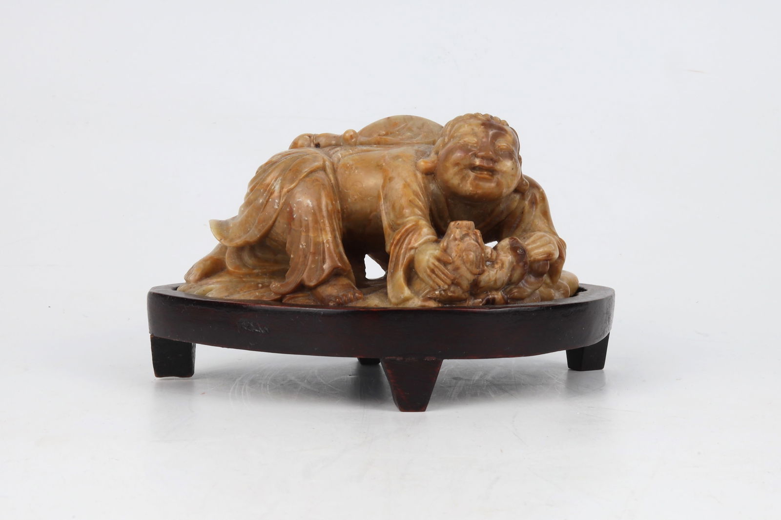 Shoushan Stone Carved Figural Ornament China 20th Century (1 of 7)