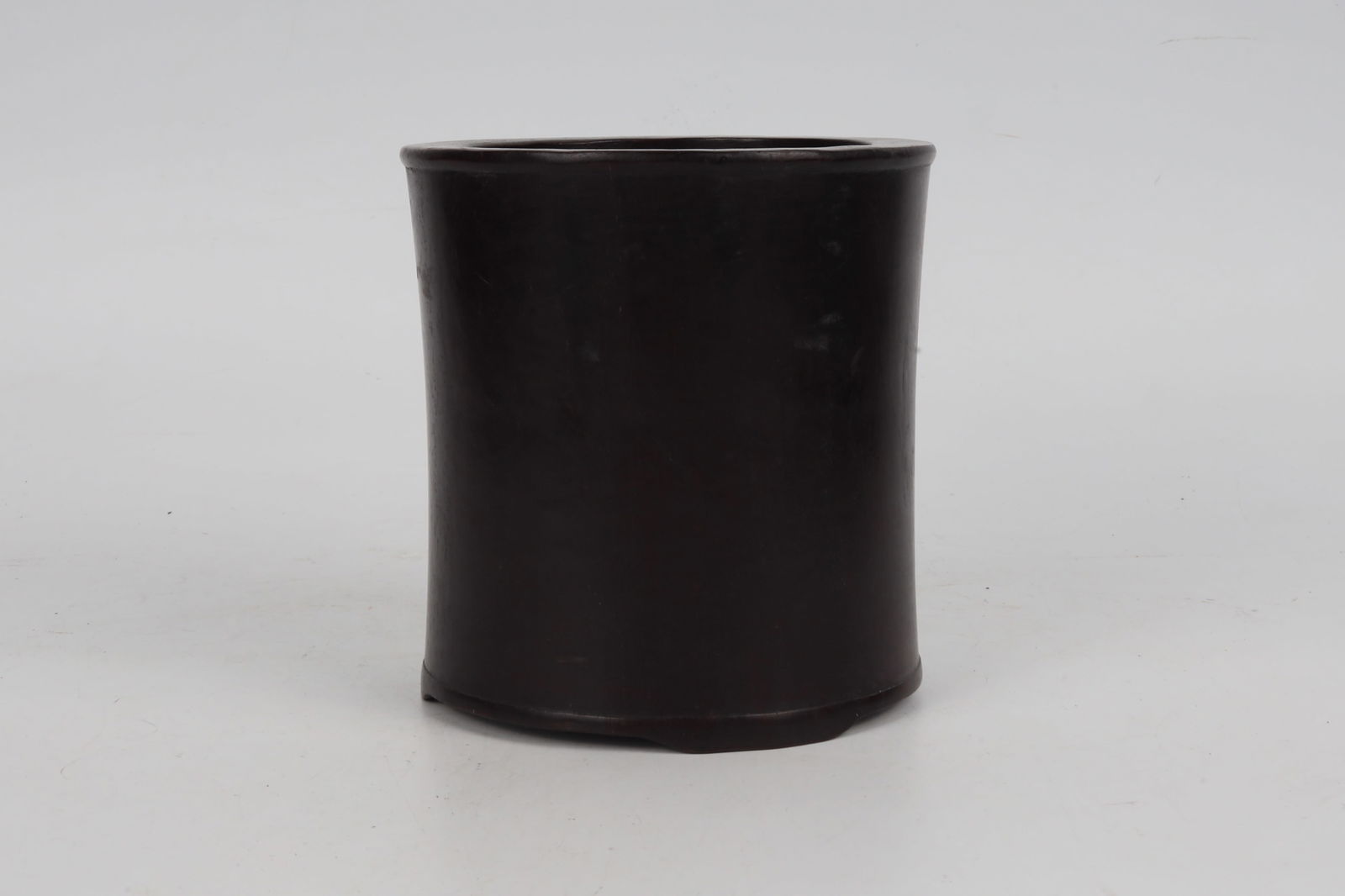 Zitan Wood Brush Pot China 20th Century (1 of 4)