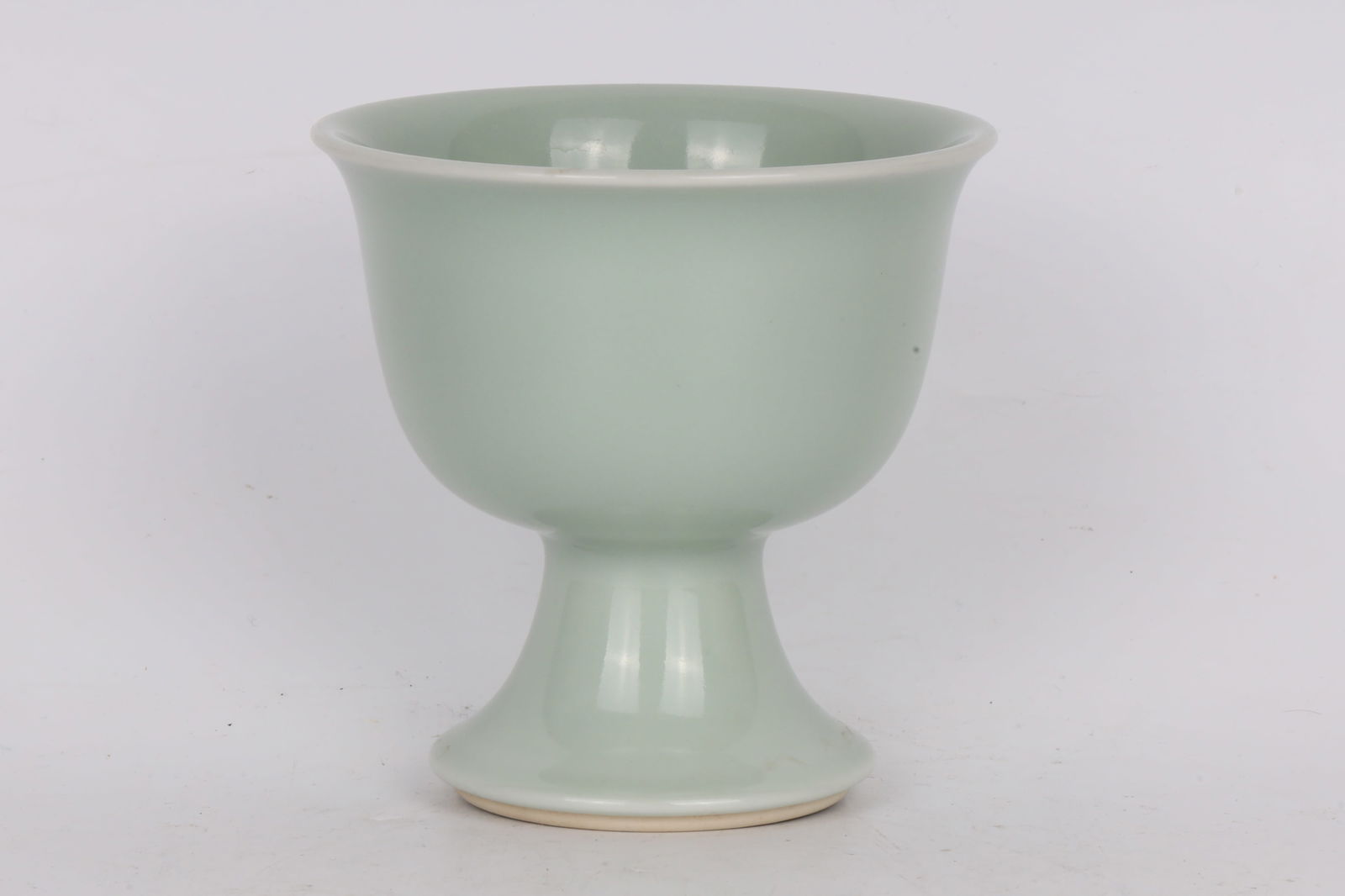 Celadon Stem Cup China 20th Century (1 of 3)