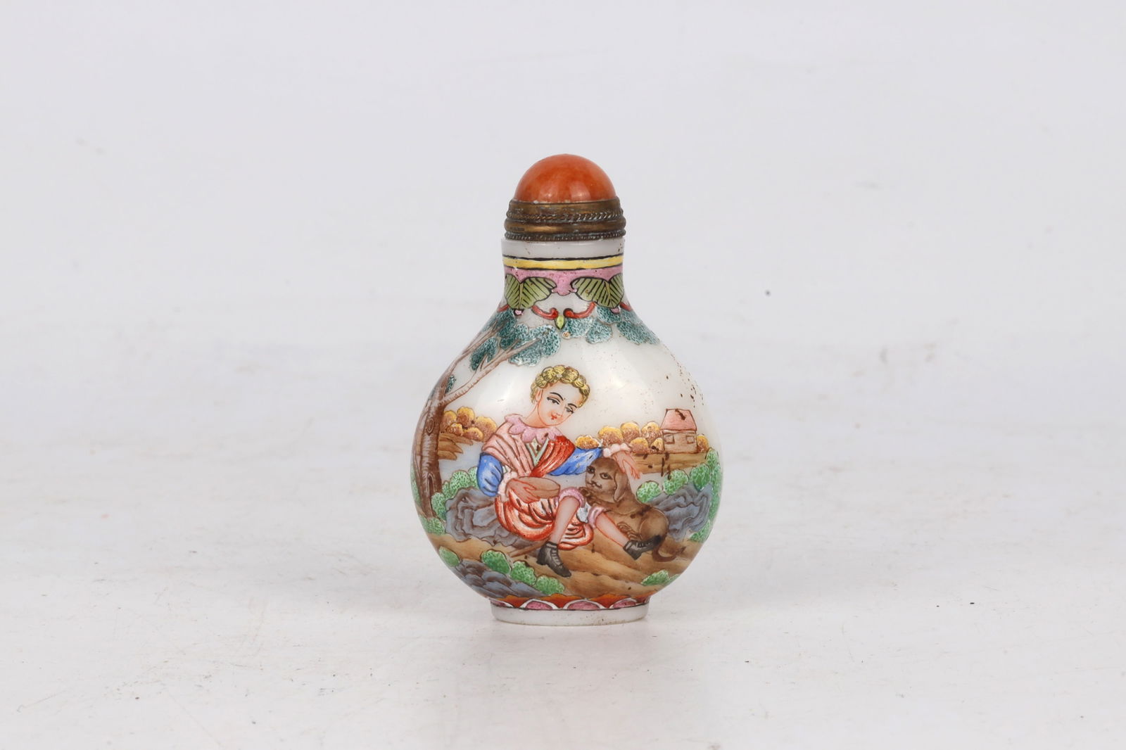 Glass Snuff Bottle China 20th Century (1 of 4)