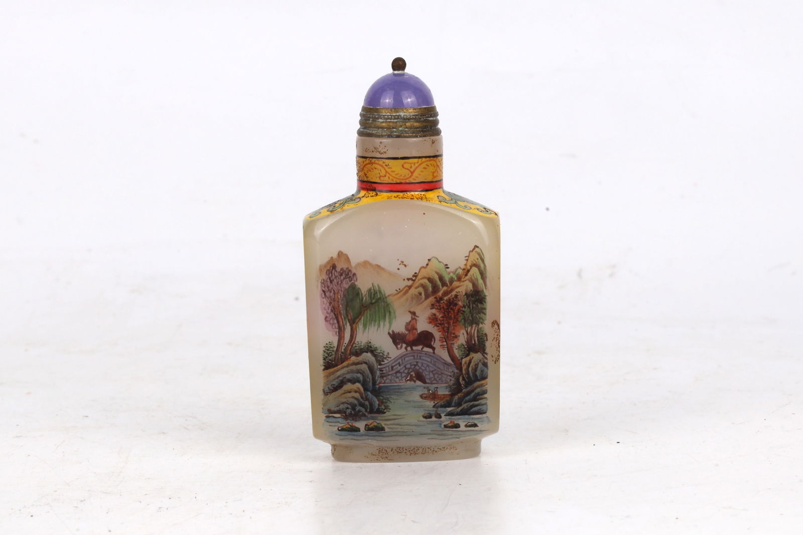 Glass Snuff Bottle China 20th Century (1 of 4)