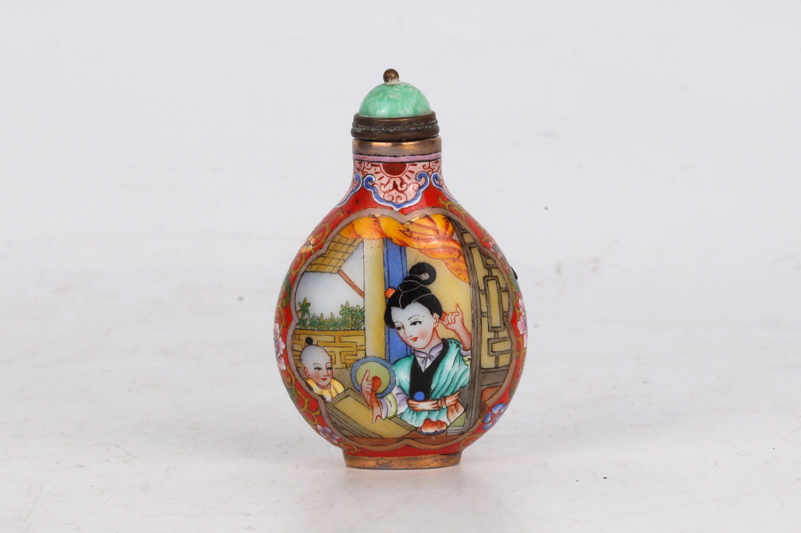 Glass Snuff Bottle China 20th Century (1 of 4)
