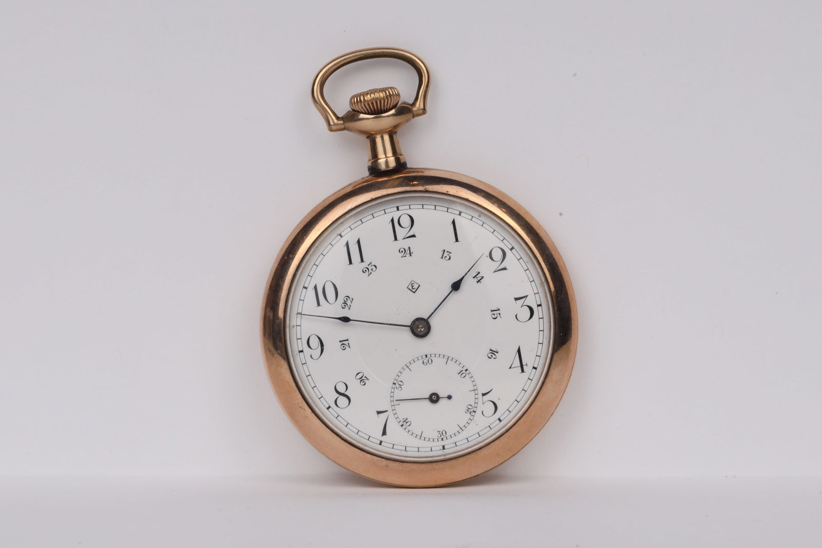 T. Eaton Pocket Watch: T. Eaton Pocket WatchJewels: 15jMovement Setting: PendantWind Mechanism: PendantCase Metal: Gold FilledDimensions: 4.6cm Dia
