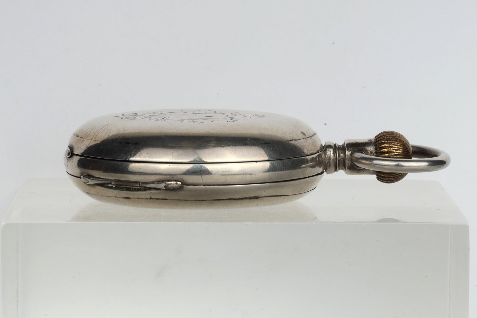 Unbranded Full Hunter Silver Case Pocket Watch - 4