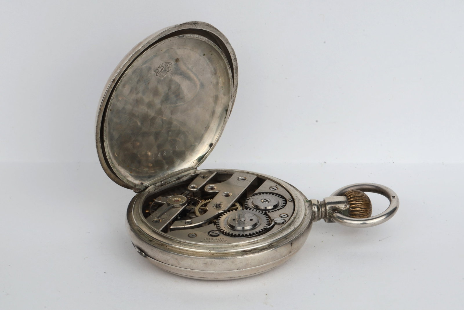 Unbranded Full Hunter Silver Case Pocket Watch - 8