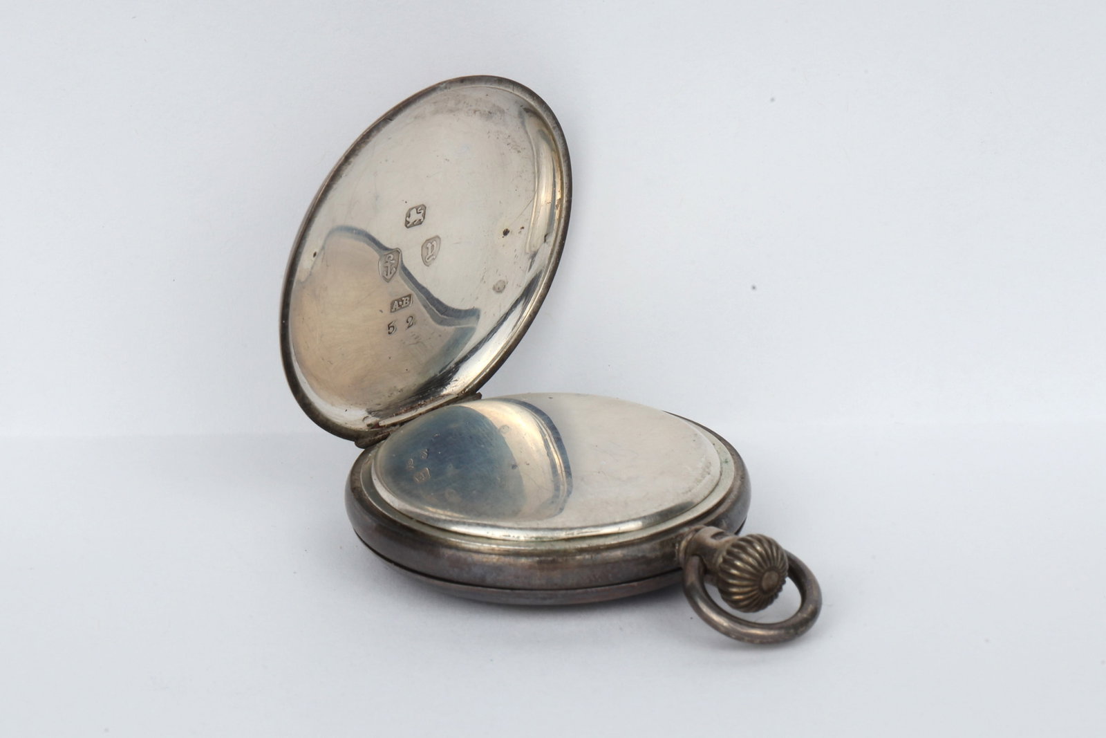 Waltham Half Hunter Silver Case Pocket Watch - 7