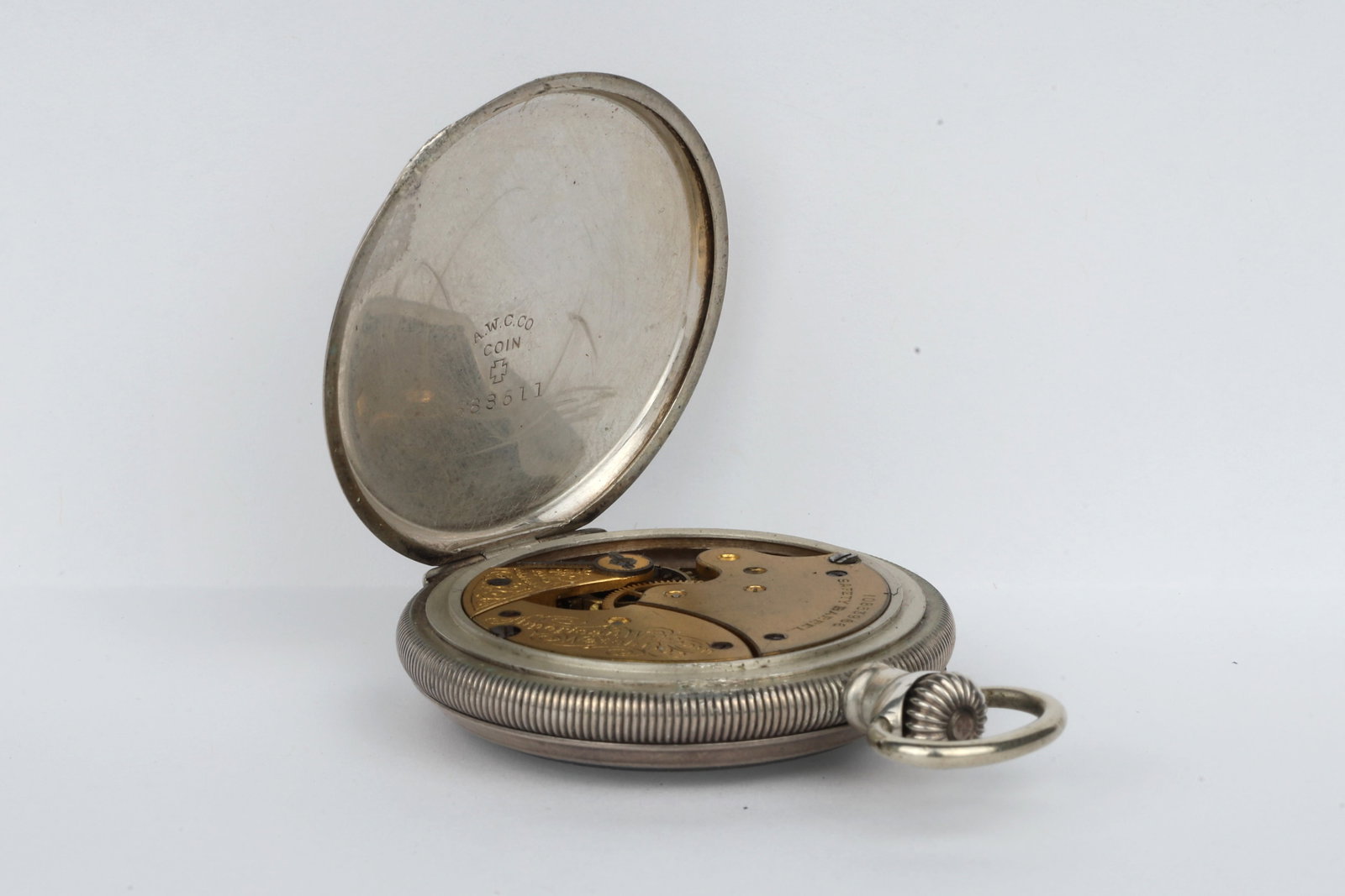 Waltham Silver Case Pocket Watch - 3