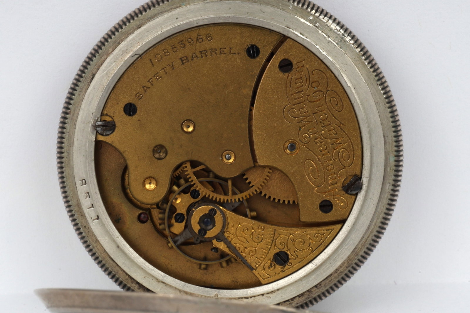Waltham Silver Case Pocket Watch - 5