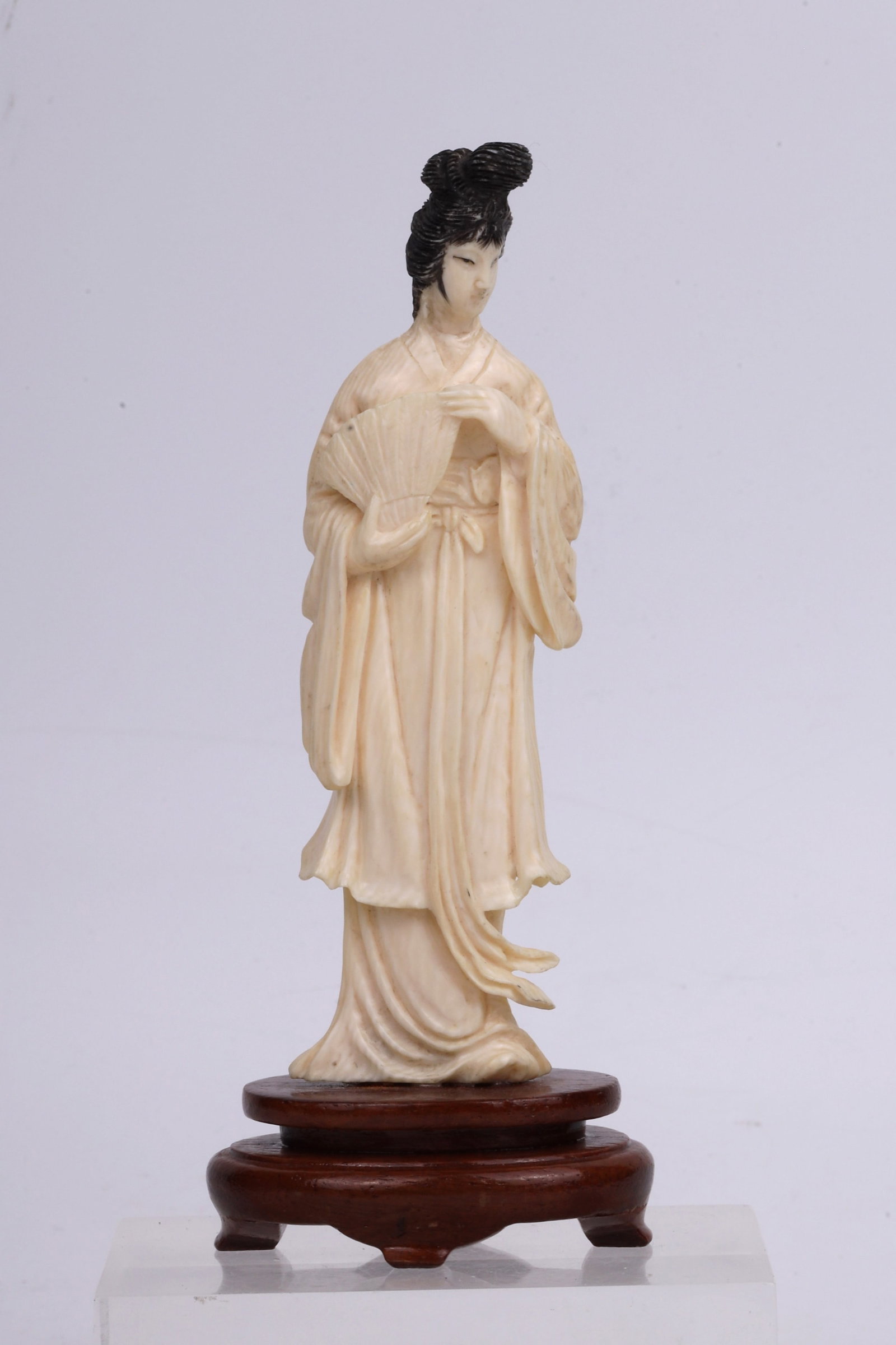 Carved Bone Lady Figure China 1950s–1970s (1 of 3)