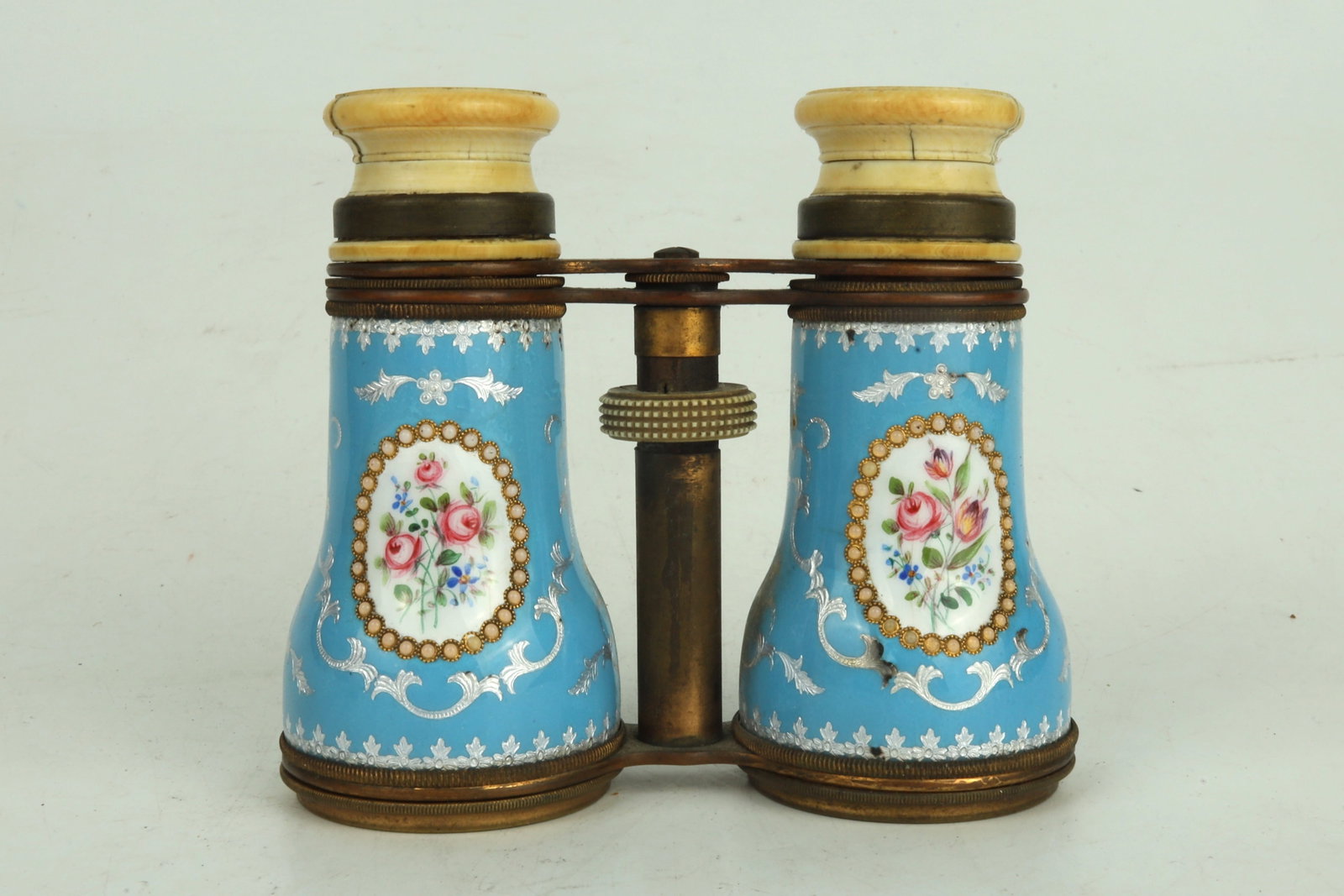 Two Bone Carved Opera Glasses - 3