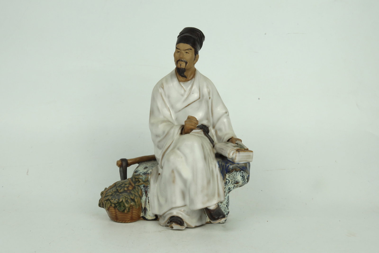 Shiwan Scholar Figure China 20th Century (1 of 6)