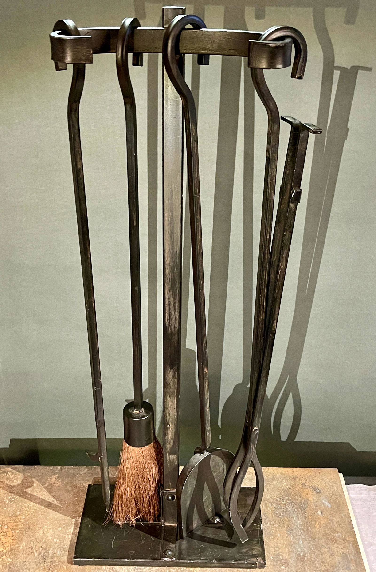 Industrial Forged Iron Fireplace Tools by Cyan Design (1 of 3)