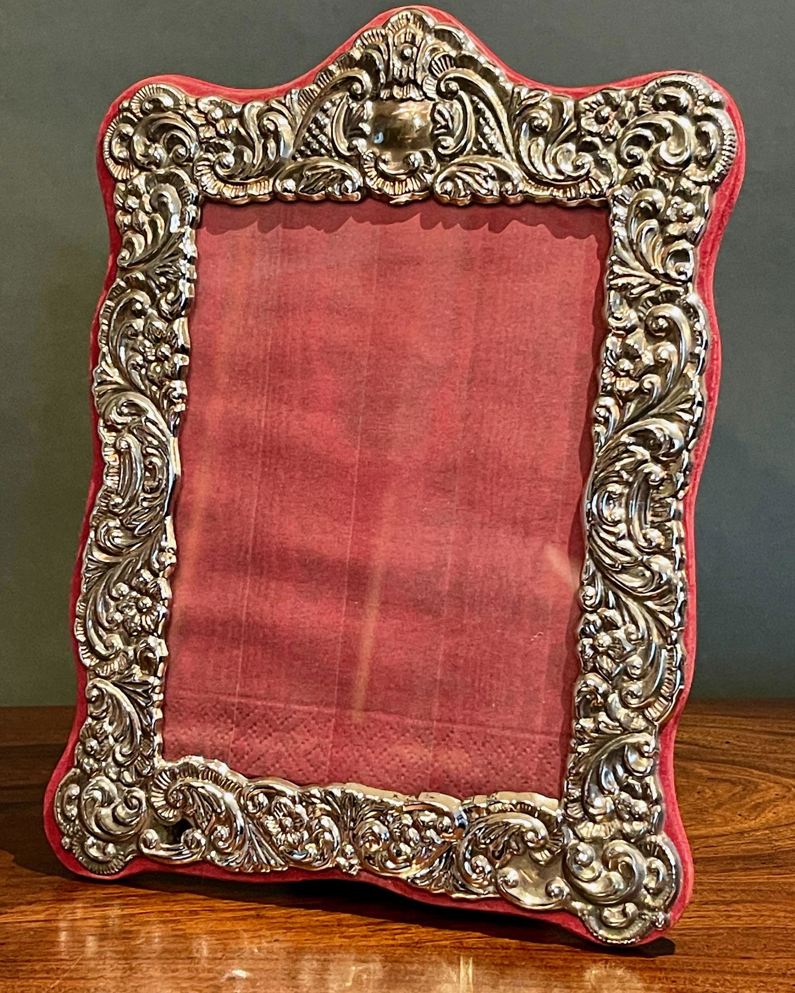 Antique Sterling Silver Art Nouveau Photo Frame (1 of 5)