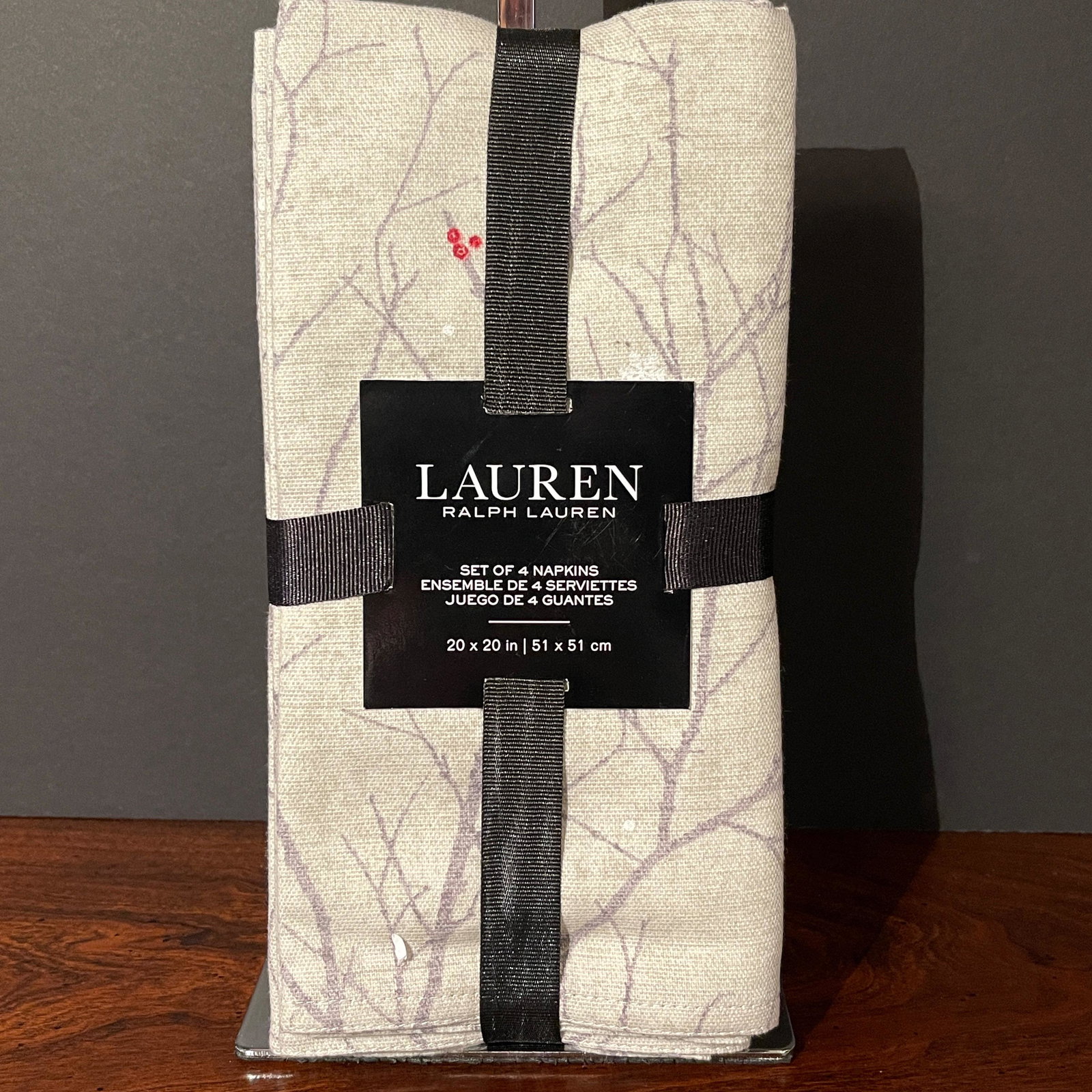 Ralph Lauren Home Square Cotton Dinner Napkin Set of 4 (1 of 2)