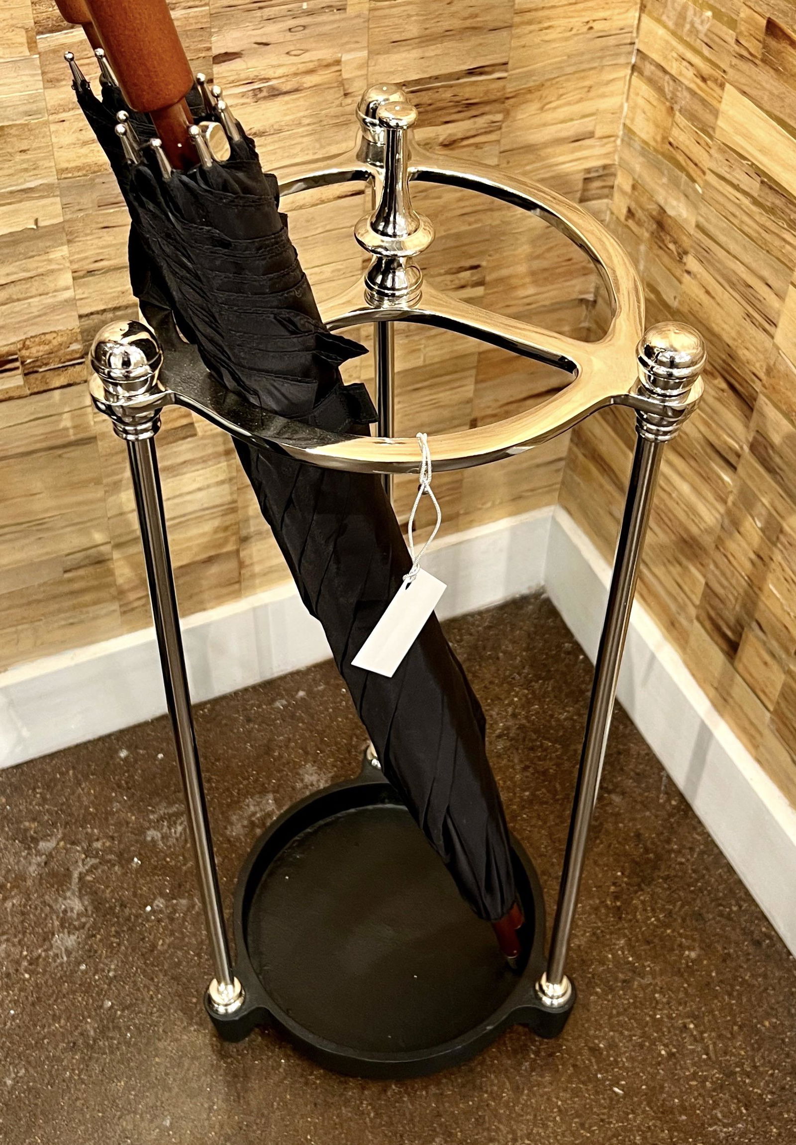 Foyer Umbrella Stand in the Manner of Ralph Lauren (1 of 1)