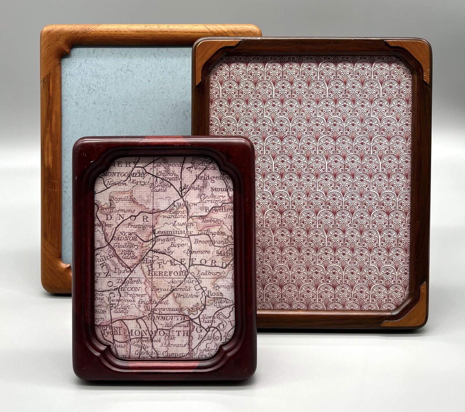 Set of Three Vintage Danish MCM Picture Frames (1 of 6)