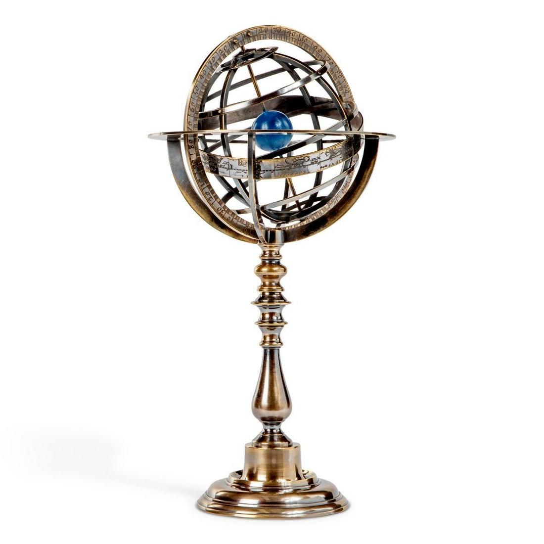 Bronze Terrestrial and Celestial Armillary Dial Globe (1 of 4)