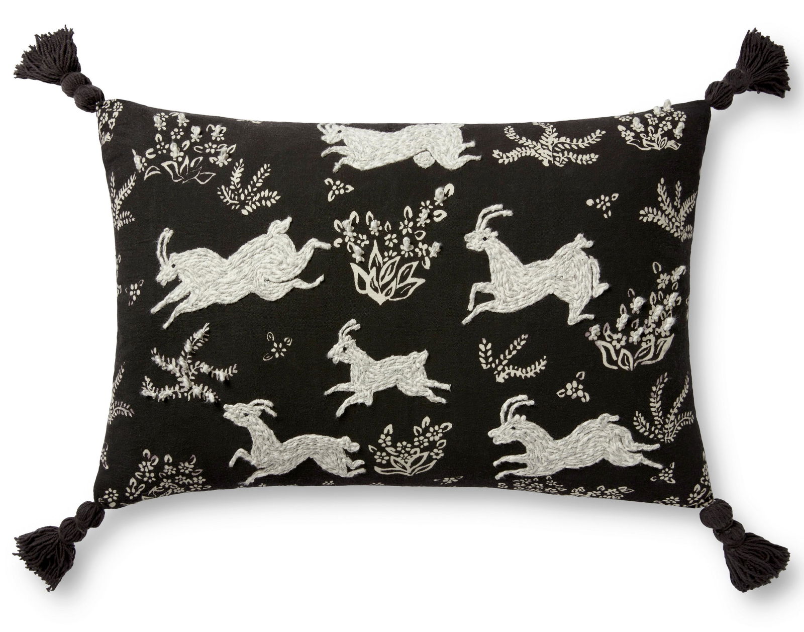 Embroidered Throw Pillow (1 of 3)