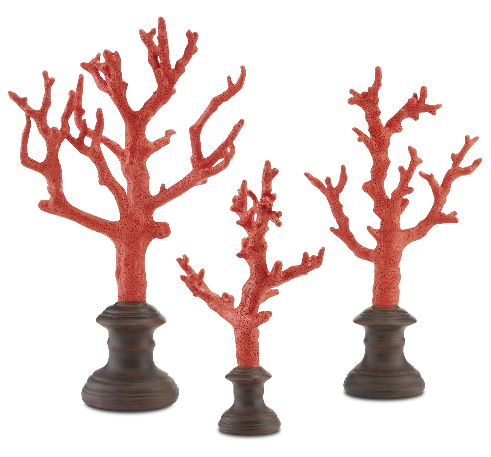 Set of Three Faux-Coral Sculptures (1 of 1)