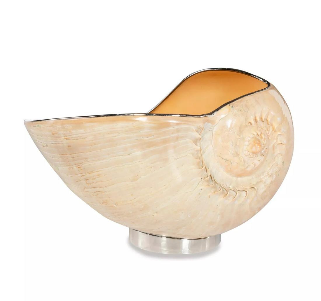Large Nautilus Shell Bowl on Stand (1 of 1)