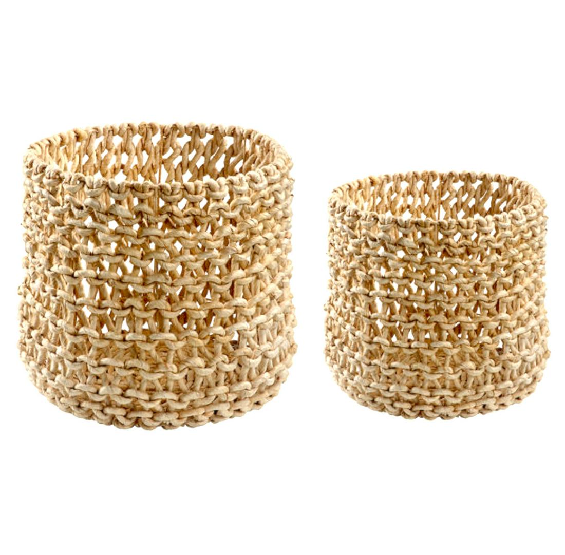 Set of Two Rattan Baskets (1 of 2)