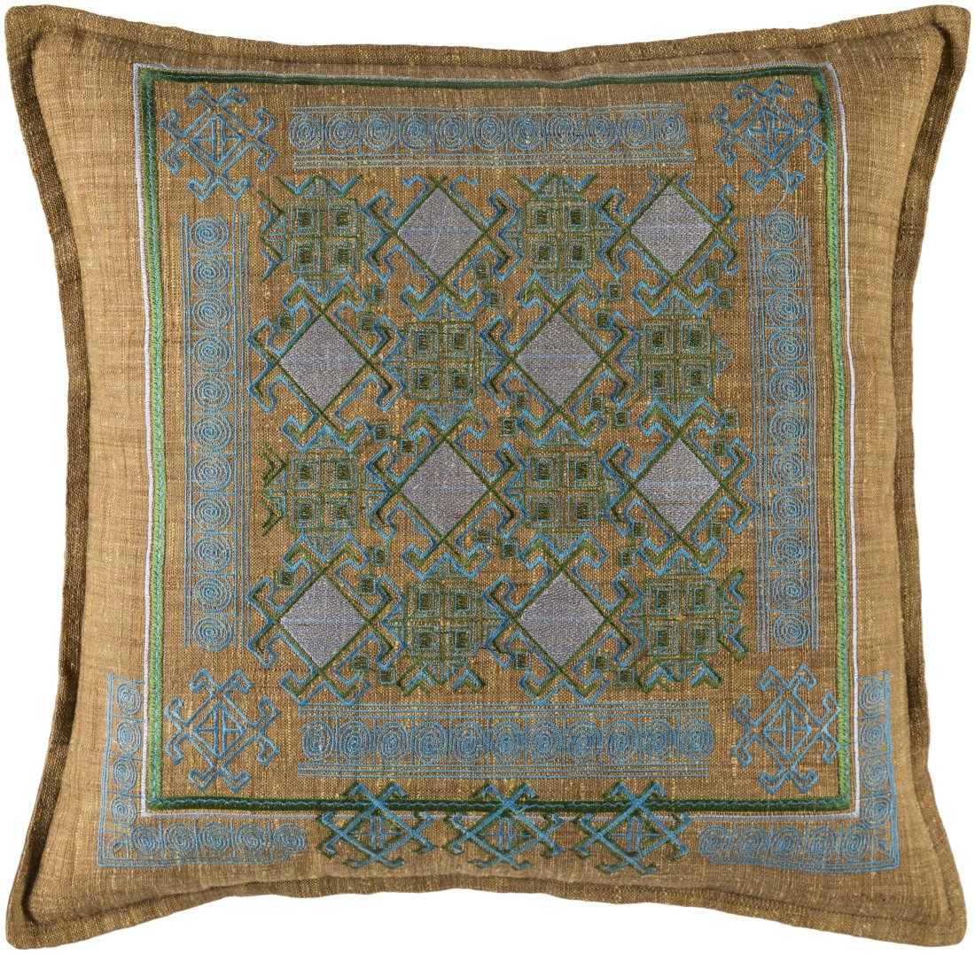 Pair of Embroidered Throw Pillows (1 of 2)