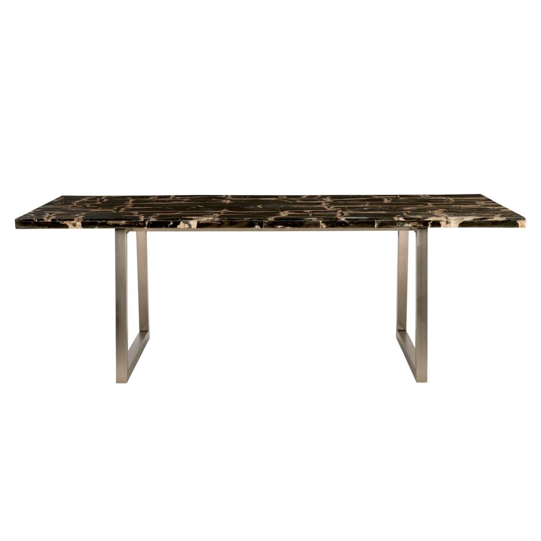 Petrified Wood-Stone Dining Table (1 of 8)