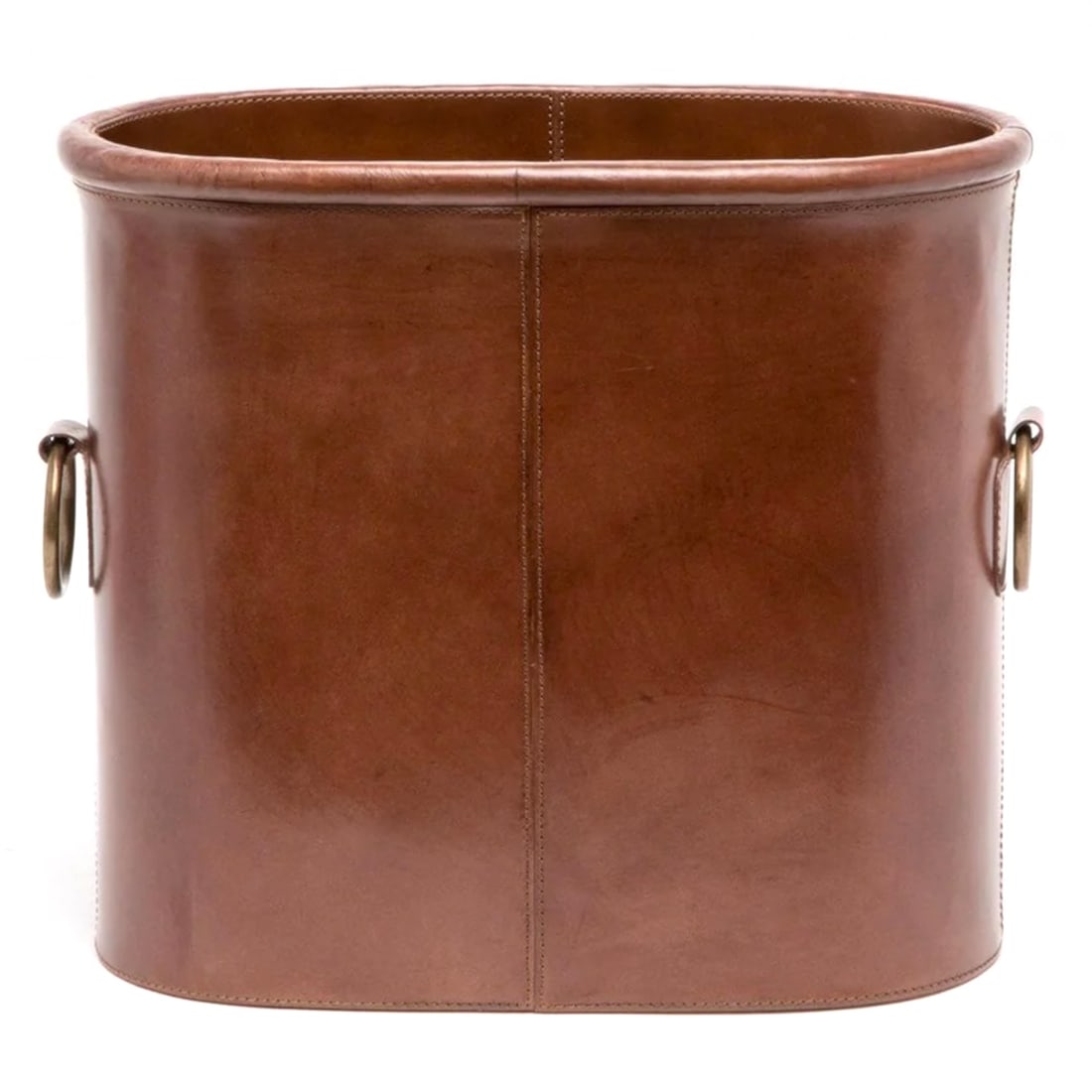 Leather Magazine Holder (1 of 2)