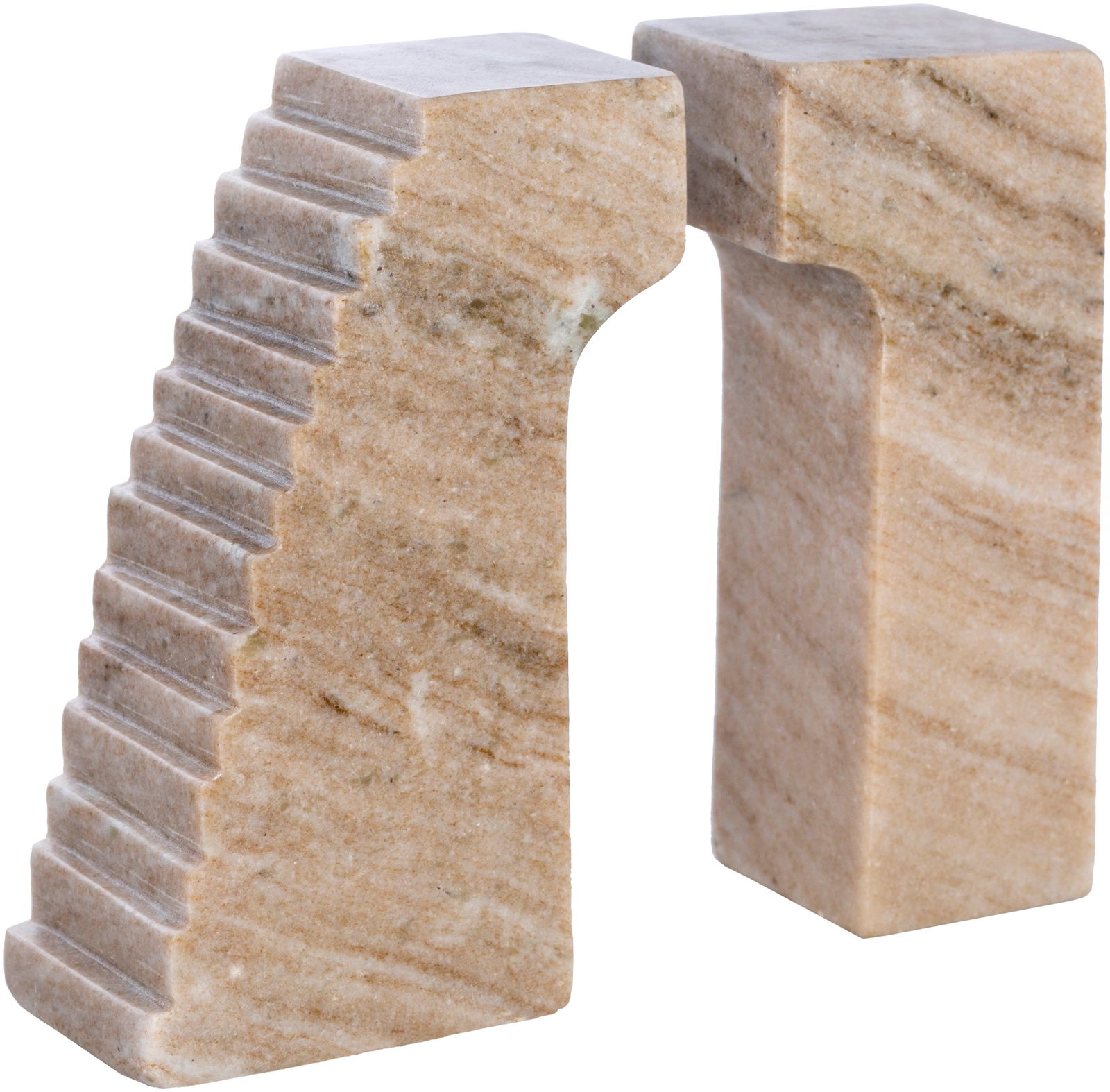 Solid Marble Bookends (1 of 2)