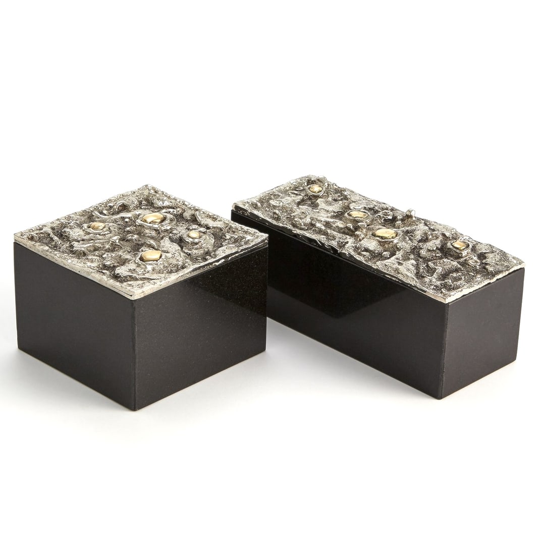 Set of Two Brutalist-Style Boxes (1 of 6)
